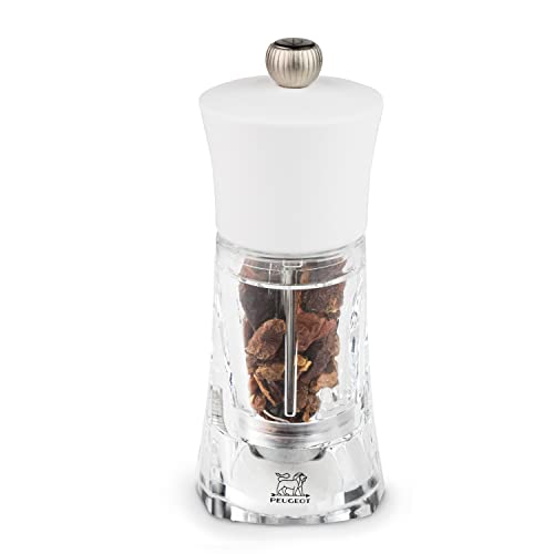 PEUGEOT 38304 Oléron Chili Pfeffermühle, Acryl, Matt Weiß von PEUGEOT