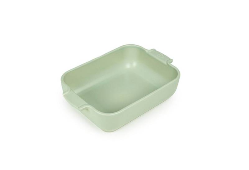 PEUGEOT Auflaufform Keramik APPOLIA 25cm Rechteckig Salbeigrün Spülmaschinenfest von PEUGEOT