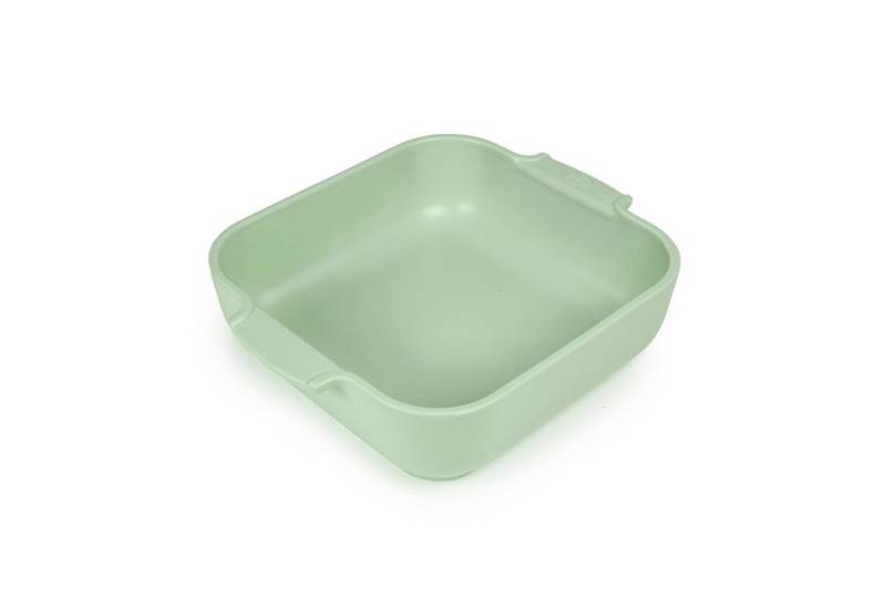 PEUGEOT Auflaufform Keramik APPOLIA 28cm Quadratisch Salbeigrün Spülmaschinefest von PEUGEOT