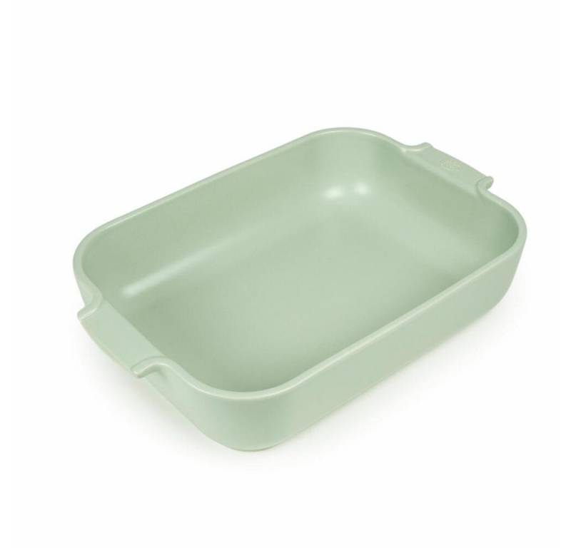 PEUGEOT Auflaufform Keramik APPOLIA 36cm Rechteckig Salbeigrün Spülmaschinenfest von PEUGEOT