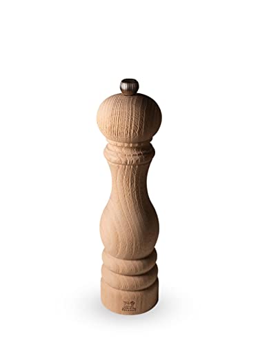 PEUGEOT - Pfeffermühle Paris Nature 22 cm - Klassische Mahlgradeinstellung - Aus recyceltem Holz mit PEFC-Siegel - Französiches Know-How - Naturfarben von PEUGEOT