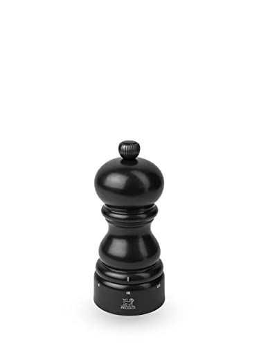 PEUGEOT - Pfeffermühle Paris u‘Select 12 cm + Pfeffer - 6 voreingestellte Mahlgrade - Aus PEFC-zertifiziertem Holz - Satinschwarz PEUGEOT - Pfeffermühle Paris u‘Select 12 cm + Pfeffer - 6 voreingestellte Mahlgrade - Aus PEFC-zertifiziertem Holz - Satinschwarz von PEUGEOT
