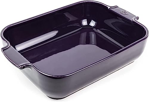 PEUGEOT - Rechteckige Auflaufform aus Keramik - 32 cm x 21,7 cm x 7,2 cm - Fassungsvermögen: 2,7 L - 10 Jahre Garantie - Auberginefarben PEUGEOT - Rechteckige Auflaufform aus Keramik - 32 cm x 21,7 cm x 7,2 cm - Fassungsvermögen: 2,7 L - 10 Jahre Garantie - Auberginefarben von PEUGEOT