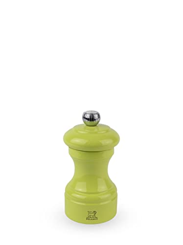 PEUGEOT - Bistro 10 cm Salt Mill - Classic Grind System - Made with PEFC Certified Wood - Lifetime Guaranteed Mechanism - Made in France - Pistachio Colour von PEUGEOT