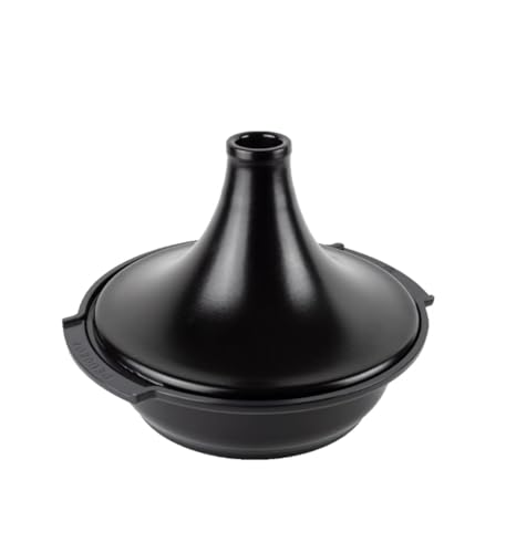 PEUGEOT - Tajine-Topf aus Keramik - 30 cm - Für alle Herdarten geeignet, einschließlich Induktion - Französiches Know-How - Schwarz Satin PEUGEOT - Tajine-Topf aus Keramik - 30 cm - Für alle Herdarten geeignet, einschließlich Induktion - Französiches Know-How - Schwarz Satin von PEUGEOT