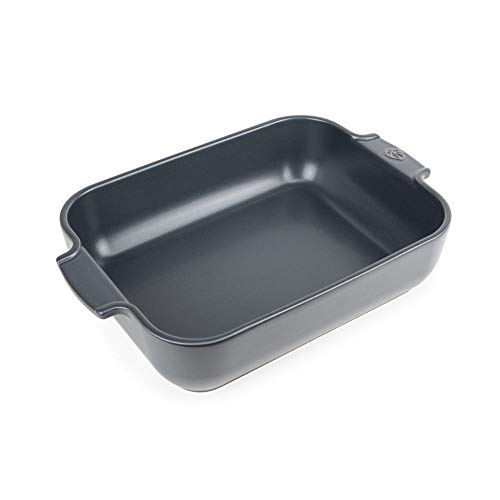Peugeot Appolia Rechteckige Auflaufform mit Griffen, Keramik, Schiefer / Grau, 7,2x31x21,7 cm, Fassungsvermögen: ca. 2 l, 60060 Peugeot Appolia Rechteckige Auflaufform mit Griffen, Keramik, Schiefer / Grau, 7,2x31x21,7 cm, Fassungsvermögen: ca. 2 l, 60060 von PEUGEOT