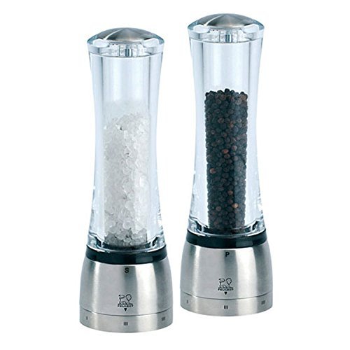 Peugeot Daman 8-inch Acrylic Salt and Pepper Mill Set with u'Select von PEUGEOT