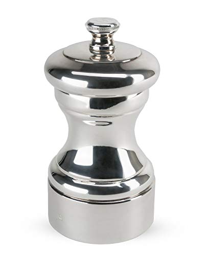 1x Peugeot Salzmühle Mignonnette, Farbe: Silber, Höhe: 10 cm, Material: Edelstahl (versilbert), Gewicht: 515 g, 9816-1/SME von PEUGEOT