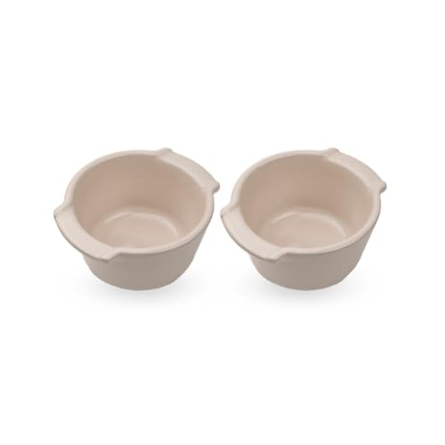 Peugeot Ramekin Appolia Duo 2er Set, Auflaufformen, Keramik, Ecru, 11 cm, 61869 von PEUGEOT