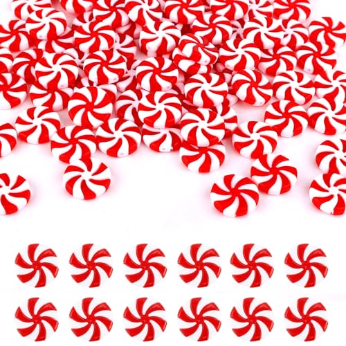 100 Stück Weihnachtsbonbons Deko, Swirl Candy Deko Darunter 50 Rote und Weiße und 50 Grüne und Weiße Pfefferminzbonbon-Ornamente Gefälschte Süßigkeiten für Zuhause Partydekoration 100 Stück Weihnachtsbonbons Deko, Swirl Candy Deko Darunter 50 Rote und Weiße und 50 Grüne und Weiße Pfefferminzbonbon-Ornamente Gefälschte Süßigkeiten für Zuhause Partydekoration von PEUTIER