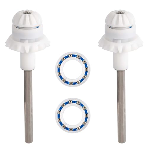 2 Packungen Poolreiniger Teile für MX8 MX8EL MX6 MX6EL Elite, Poolreiniger Antriebswellen Tuning Zubehör Montage Poolreiniger Ersatzteile für Zodiac, mit Pool Motor Radlager von PEUTIER