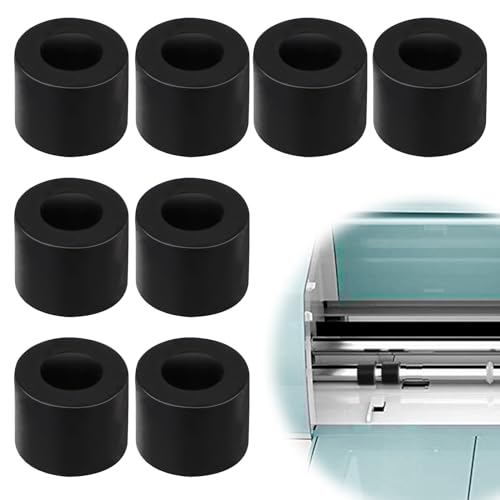 8 Stück Ersatzgummi-Rollen, kompatibel mit Cricut Maker/Maker 3/Explore Air2 1 Serie, Gummi-Radmattenführung für Cricut Reparaturzubehör von PEUTIER