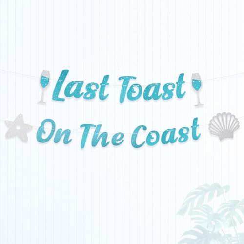 Banner Last Toast on The Coast, Strand-Dekoration für Junggesellinnenabschiede Brautparty-Dekoration für Partydekoration Junggesellenabschied-Hintergrund Strand-Junggesellinnenabschied Banner Last Toast on The Coast, Strand-Dekoration für Junggesellinnenabschiede Brautparty-Dekoration für Partydekoration Junggesellenabschied-Hintergrund Strand-Junggesellinnenabschied von PEUTIER