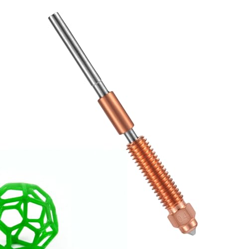 K1C Düse, 0,4mm 3D-Drucker Hartstahl Düse Ersatz für Creality K1C Ender 3 V3 Ender 3 V3 Plus 3D-Drucker Teile Zubehör (1 Stk) von PEUTIER