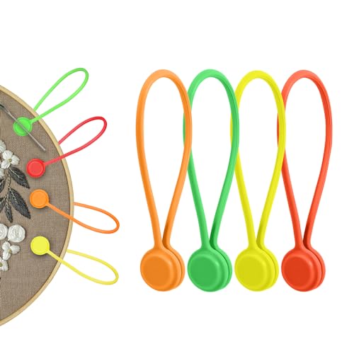 PEUTIER 4 Stück Magnetische Stoffklammern, 4 Macron-Farben Magnetischer Nadelhalter Magnetischer Nadelhalter für Stickerei Magnetische Nadelhalter Kreuzstich-Geschenk für Handarbeit Stickerei PEUTIER 4 Stück Magnetische Stoffklammern, 4 Macron-Farben Magnetischer Nadelhalter Magnetischer Nadelhalter für Stickerei Magnetische Nadelhalter Kreuzstich-Geschenk für Handarbeit Stickerei von PEUTIER