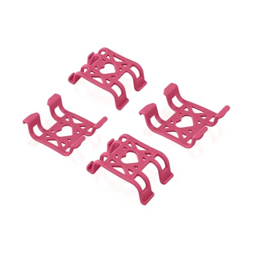 4stk Tracker Befestigungsclips, Silikonclips für GPS-Tracker für Hunde Ersatzzubehör für Aktivitätstracker zur Standortbestimmung von Katzen Haustieren Kompatibel mit Tractive GPS (Rosarot) von PEUTIER