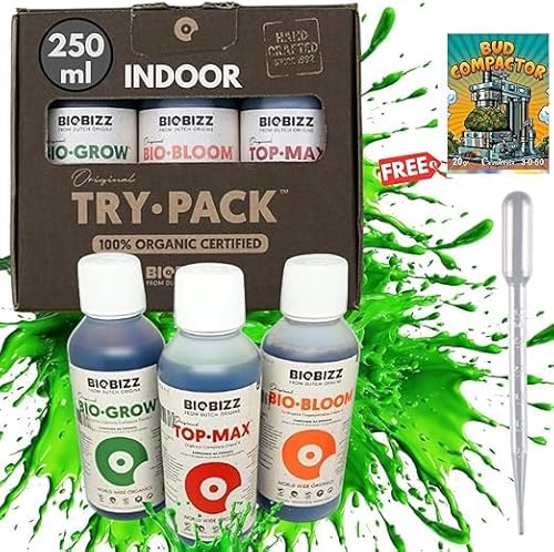 Biobizz Try Pack Indoor | Dünger Starterset | Bio Bizz Naturdünger | Flüssiger Grow Set Biobizz Try Pack Indoor | Dünger Starterset | Bio Bizz Naturdünger | Flüssiger Grow Set von PEV GROW
