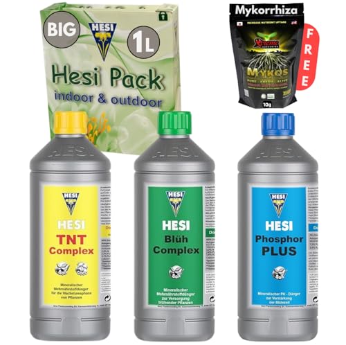 Hesi Dünger Set | Grow Set | Blüte Dünger | Blüh Complex Boost Blütendünger Blütephase Phosphor Plus | Grow Zubehör von PEV GROW