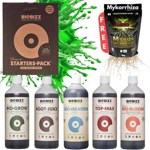 Starter Pack Biobizz Dünger Set | Pflanzendünger Starterset GrowSet Indoor | Naturdünger | Flüssiger von PEV GROW