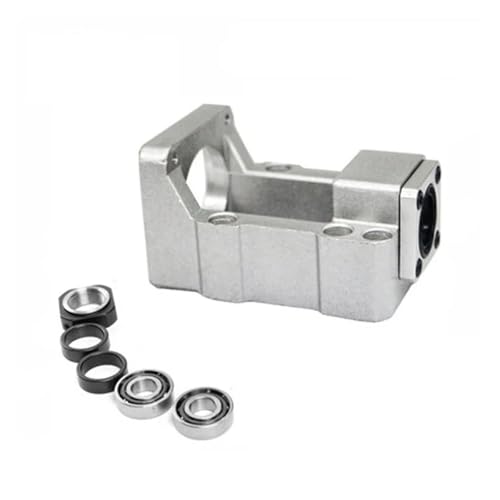 PEVAVFZMMY 1/2/3 Stück HM15-57/HM15-60/HM15-86/HM15-80 Aluminium-Schrittservomotorhalterung, integrierte Motorhalterung for NEMA23/NEMA24/NEMA32/NEMA34 Kugelumlaufspindel(HM15-60 C7,3pcs) von PEVAVFZMMY