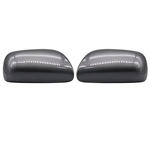 PEVAVFZMMY 2 Stücke Autotür Rückspiegel Abdeckkappe Fit for Toyota Fit for Yaris P90 Hatchbck Genral Modell 2008-2013 Außenspiegel Shell Gehäuse Lackiert Rückspiegel(Grey LH RH) von PEVAVFZMMY