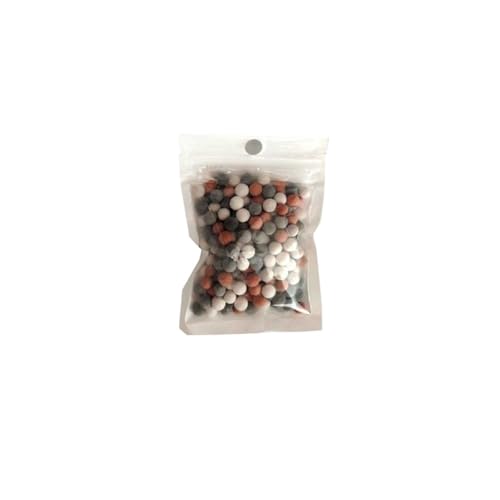 PEVAVFZMMY 3 Funktionen Hochdruck-SPA-Duschkopf Wassersparender Handbrause-Regenbadezimmer-Zubehör Anionenfilterdusche Duschkopf(Filter Balls x 1) von PEVAVFZMMY