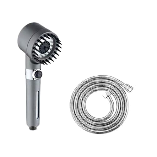 PEVAVFZMMY 3-Gang-Einstellung Dusche Visualisierung Fenster Badezimmer Zubehör Kopfmassage Duschkopf Duschen for Badezimmer Artikel Filter Duschkopf(Shower Set D) von PEVAVFZMMY
