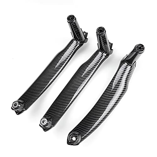 PEVAVFZMMY 3-teiliges Auto-Innentür-Innenzuggriff-Panel-Ersatzkits passend for BMW X5 X6 E70 E71 E72 2007-2014 Türinnengriff im Auto(Carbon Fiber) von PEVAVFZMMY