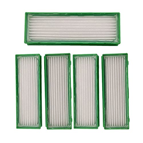 PEVAVFZMMY 5 * Filter geeignet for Vorwerk Kobold VR200 VR300. Wearing Roboter Zubehör Filter Staubsauger Haushaltsschlüsselreinigung Staubsaugerteile von PEVAVFZMMY