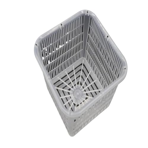 PEVAVFZMMY 5 stücke Atmungsaktive Orchidee blume pflanze wachsen Topf net Mesh tasse Pflanzgefäße Container Kunststoff Schlitz wand hängen Löcher Topf weiß schwarz(140 white) von PEVAVFZMMY
