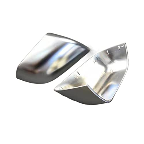 PEVAVFZMMY Auto Linke rechte Seite Rückspiegel Abdeckung Shell Cap Gehäuse Ersatz passend for Tesla Model 3 2016 2017 2018 2019 2020 Rückspiegel(Chrome Silver a Pair) von PEVAVFZMMY