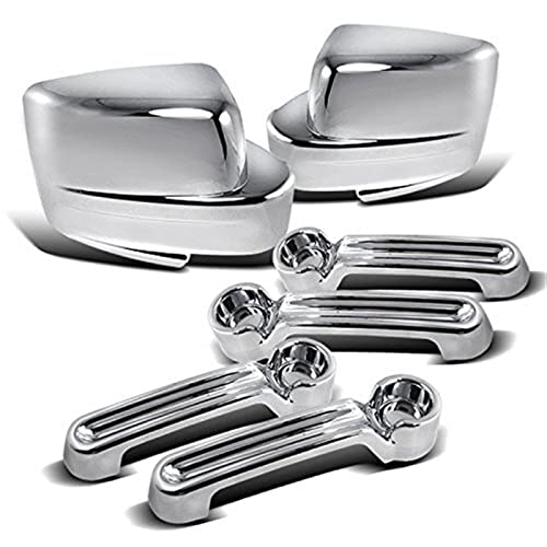 PEVAVFZMMY Chrom-Türgriffe Chrom-Spiegelabdeckungen Passend for Jeep Passend for Liberty 08-12 / Passend for Dodge Passend for Nitro 07-11 Sxt Slt Türaußengriff PEVAVFZMMY Chrom-Türgriffe Chrom-Spiegelabdeckungen Passend for Jeep Passend for Liberty 08-12 / Passend for Dodge Passend for Nitro 07-11 Sxt Slt Türaußengriff von PEVAVFZMMY