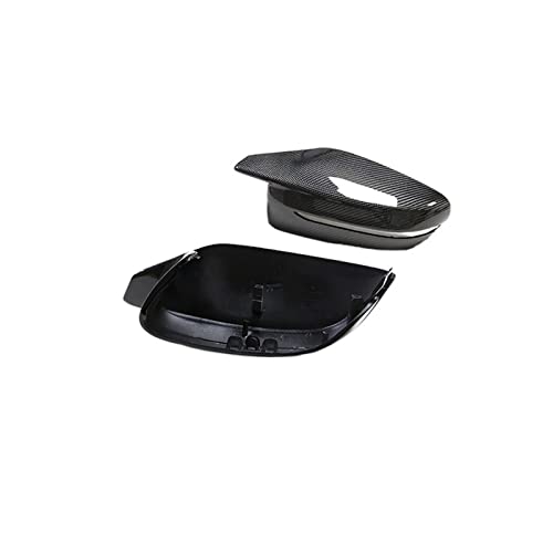 PEVAVFZMMY Ersatz-ABS+Real-Carbon-Faser-Autoseiten-Rückspiegelabdeckung, nur passend for BMW M3 G80 M4 G82 Competition G26 M Style 2021 RHD Rückspiegel von PEVAVFZMMY
