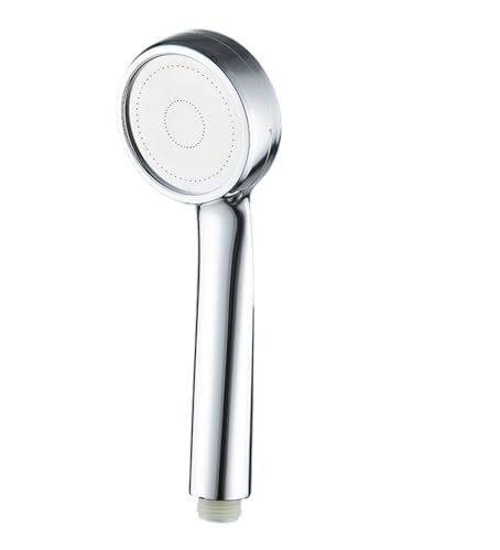 PEVAVFZMMY Hochdruck-Wasserspar-Regenduschenkopf ABS Chrom Material Duschkopf Handbrause Badezimmerzubehör Duschkopf(Style C,3pcs) von PEVAVFZMMY