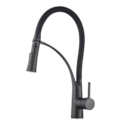PEVAVFZMMY Küchenarmatur for Ziehfilter aus gebürstetem Gold, Mischbatterie for heißes und kaltes Wasser, Dual-Modus-Filtration, Reinigung, Küchenspülen, 360-Grad-Drehung Wasserhahn(Blue) von PEVAVFZMMY