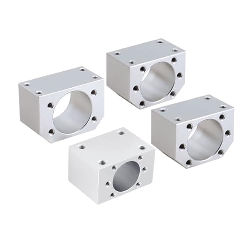 PEVAVFZMMY Kugelumlaufspindelmuttergehäuse DSG12H DSG16H DSG20H DSG25/32/40H BSG1616H Passend for SFU1605 SFU2005 Halterung CNC-Teile Aluminiumlegierung(BSG1616H,4PCS) von PEVAVFZMMY