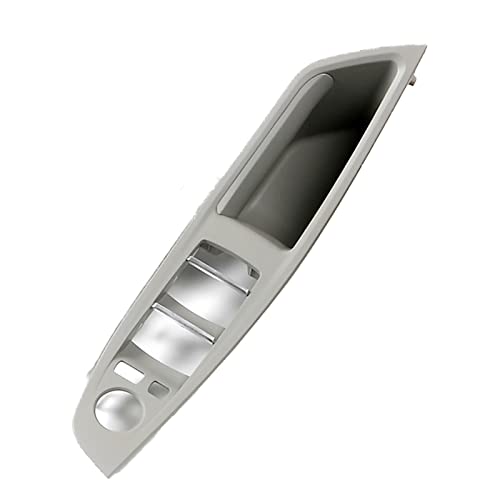 PEVAVFZMMY Linkslenker LHD Passend for BMW 5er F10 F11 Grau Beige Schwarz Autoinnenraum Türgriff Panel Pull Trim Cover Kit Türinnengriff im Auto(Gr�) von PEVAVFZMMY