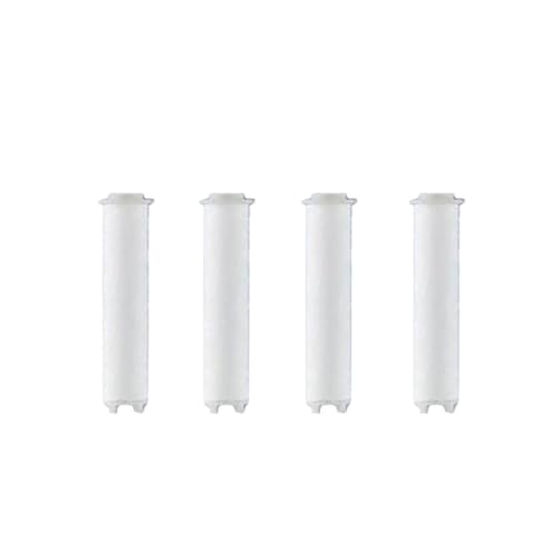PEVAVFZMMY Massage-Duschkopf for 4 Modi und Silikonbürste, abnehmbarer Sprühpistolenmodus, Handbrause for Hochdruck for Badezimmer for Filter Duschkopf(4pcs filter) von PEVAVFZMMY