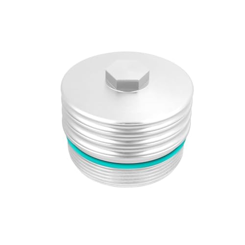 PEVAVFZMMY Ölfilterabdeckung Filtergehäuse Aus Aluminiumlegierung For BMW N20 N26 N51 N52 N53 N54 N55 Motor Spezialfahrzeug-Modifikationsteil Ölfiltergehäuse(Silver) von PEVAVFZMMY