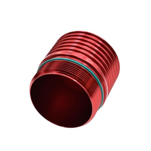 PEVAVFZMMY Passend For BMW N62 N73 Motor Spezialfahrzeug-Modifikationsteil E60 E63 E65 E53 E70 Ölfilterdeckel Filtergehäuse Aus Aluminiumlegierung Ölfiltergehäuse(Red) von PEVAVFZMMY