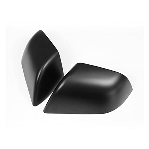 PEVAVFZMMY Passend for Tesla Model Y Schwarz Ersatz-Seiten-Rückspiegel-Abdeckkappen Shell for Auto-Außenzubehör Rückspiegel(Matte Black) von PEVAVFZMMY