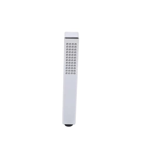 PEVAVFZMMY Quadratischer Handbrausekopf Einzelfunktion Universeller wassersparender Sprinkler Kreative Mode Hochdruck-Duschbrause Duschkopf(Silver) von PEVAVFZMMY