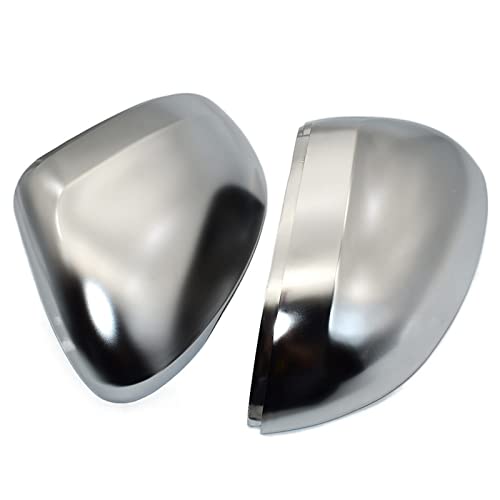 PEVAVFZMMY Spiegelabdeckung aus mattem Chrom, Rückspiegelkappengehäuse, passend for VW, passend for Passat B8, passend for Arteon 2015–2020 Rückspiegel(Withouot Side Assist) von PEVAVFZMMY