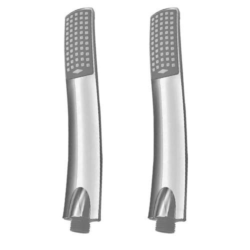 PEVAVFZMMY Sprinklerkopf Hochdruck S-Form Rechteck Niederschlag ABS Quadrat Handbrause Wassersparende Duschköpfe Sprühzubehör Duschkopf(Upgraded 2pcs) von PEVAVFZMMY