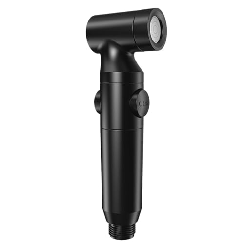 PEVAVFZMMY Tragbares Sprühgerät ABS Dusche Handbrause Wasserhahn Badezimmer Duschkopf(schwarz) von PEVAVFZMMY
