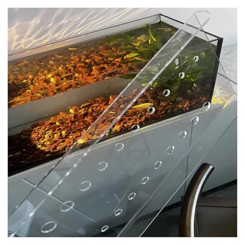 PEYNIR Aquarium Deckel Aquariumdeckel Acryl-Abdeckung, transparent, abnehmbar, temporäre, sprungsichere Abdeckung, katzensichere Terrariendeckel(L17.7xW11.8in/45x30cm) von PEYNIR