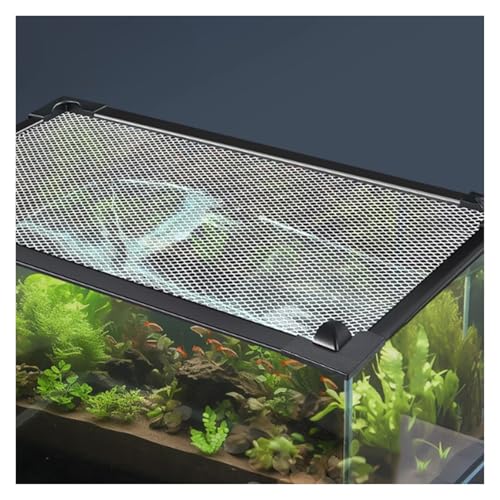 PEYNIR Aquarium Deckel Sprungschutz für Aquarien Magnetisch, Sondergröße Aquariumdeckel, Terrarium-Belüftungsöffnung, Verhindert, DASS Katzen Fische fangen(L50xW25cm/19.7x9.8in) von PEYNIR