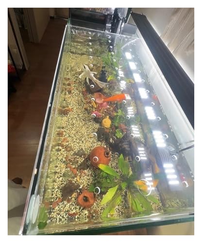 PEYNIR Aquarium Deckel Sprungschutzabdeckung aus Acryl für Aquarien, Katzensichere Terrariendeckel, Sprungschutzdeckel für Aquarien, Aquarienabdeckung mit Loch(L40xW40cm/15.7x15.7in) von PEYNIR