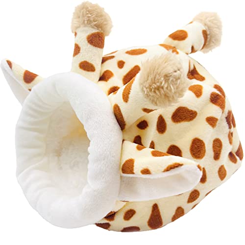 PEZEEU Kleintiere Kuschelhöhle Kleintierbett Hamster Hängematte Kuschelbett Eichhörnchen Schlafnest mit abnehmbarem Pad Warme Winterschlafsack für Eichhörnchen und andere Kleintiere PEZEEU Kleintiere Kuschelhöhle Kleintierbett Hamster Hängematte Kuschelbett Eichhörnchen Schlafnest mit abnehmbarem Pad Warme Winterschlafsack für Eichhörnchen und andere Kleintiere von PEZEEU
