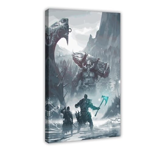 Game God of War Kratos Poster (6) Leinwand Poster Wandkunst Dekor Druck Bild Gemälde für Wohnzimmer Schlafzimmer Dekoration Rahmenstil 30 x 45 cm von PEtbon